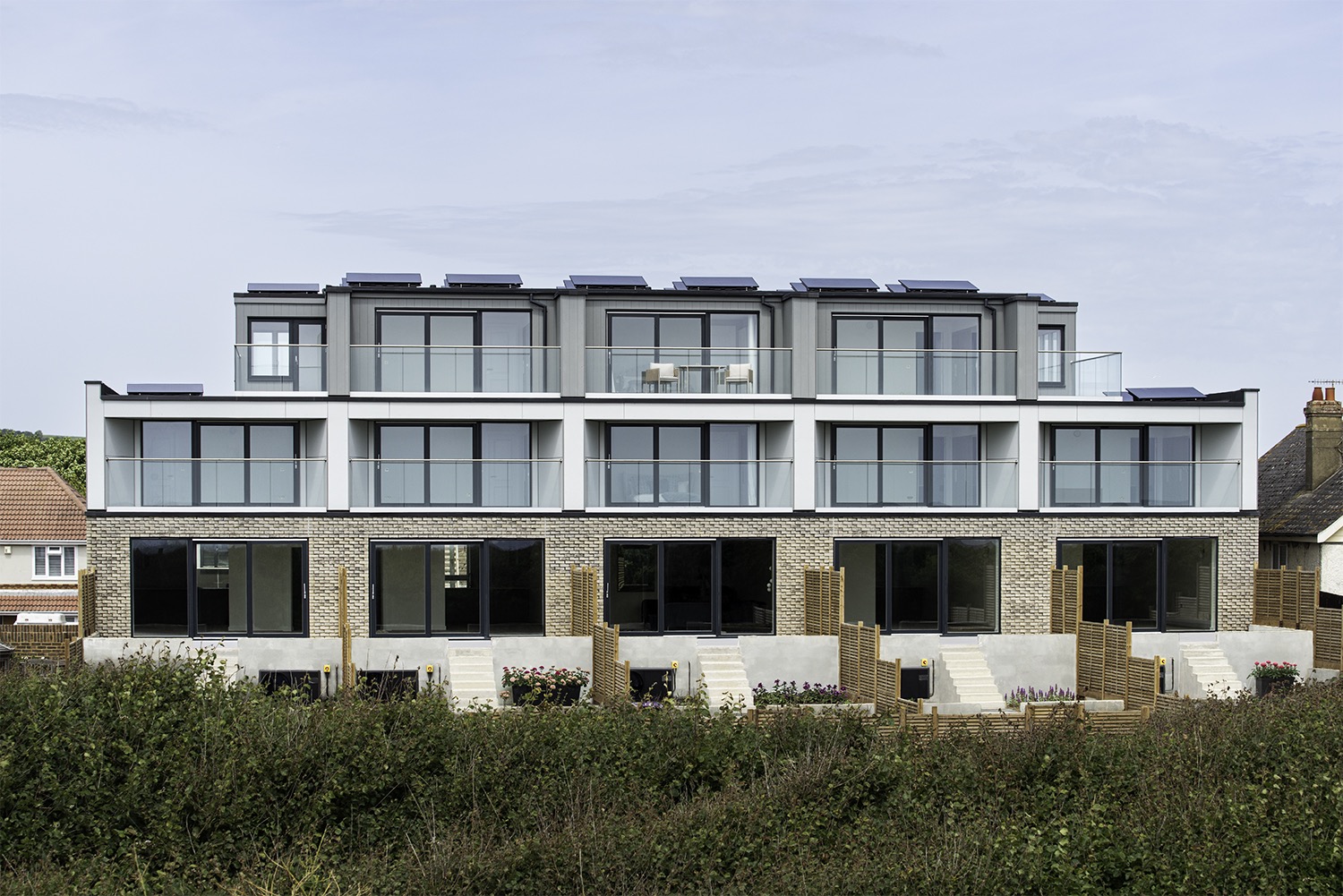 Beachfront residential development, final retouched image